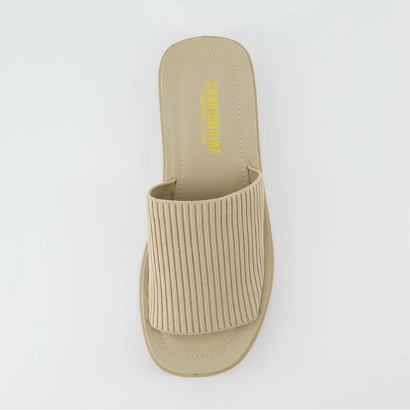 CUSHIONAIRE MEMORY FOAM PIM KNIT PLATFORM SANDAL BEIGE COLOR SIZE 10 M *NO BOX * - Picture 6 of 6